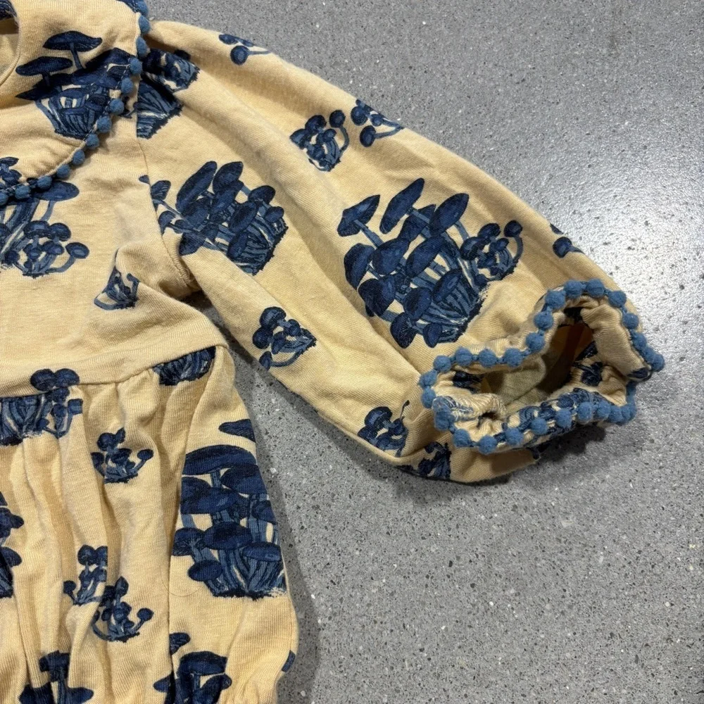 Kate Quinn Bamboo Floral Long Sleeve Baby Romper 6-12 months